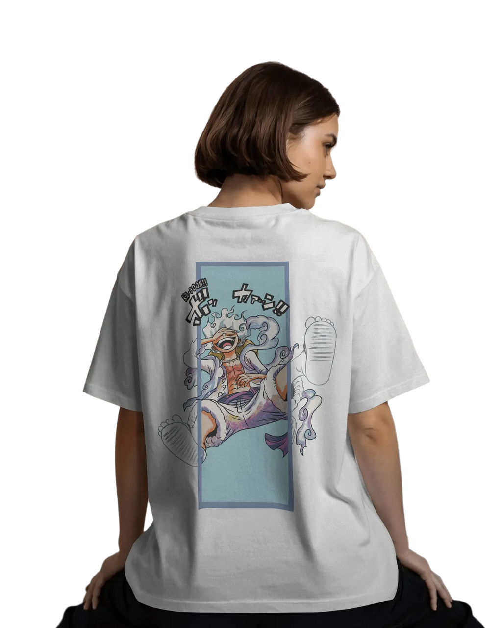 Gear 5 Awakening - One Piece Terry Oversized Tee