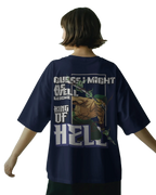 Zoro King of Hell - One Piece Terry Oversized Tee