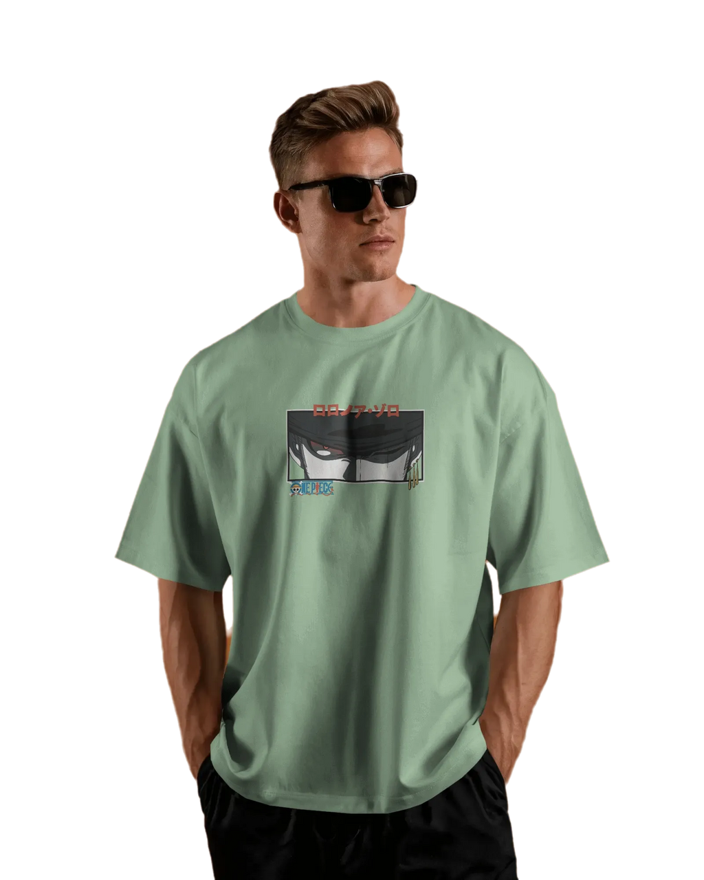 Zoro King of Hell - One Piece Terry Oversized Tee