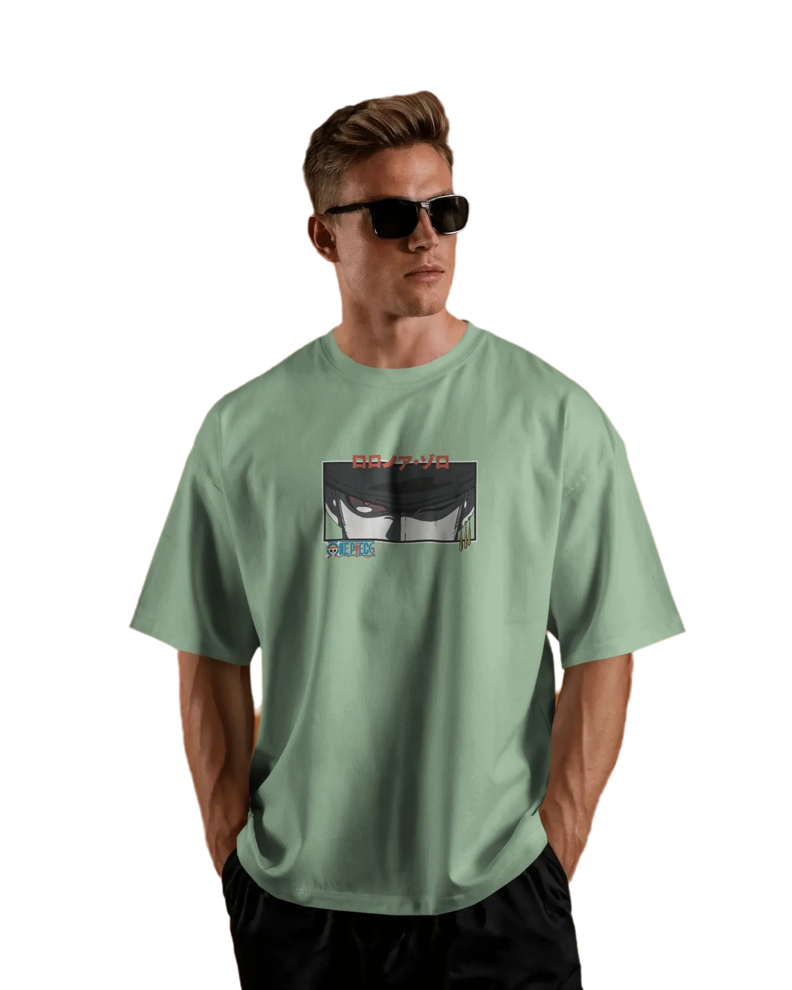 Zoro King of Hell - One Piece Terry Oversized Tee