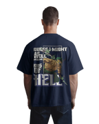 Zoro King of Hell - One Piece Terry Oversized Tee