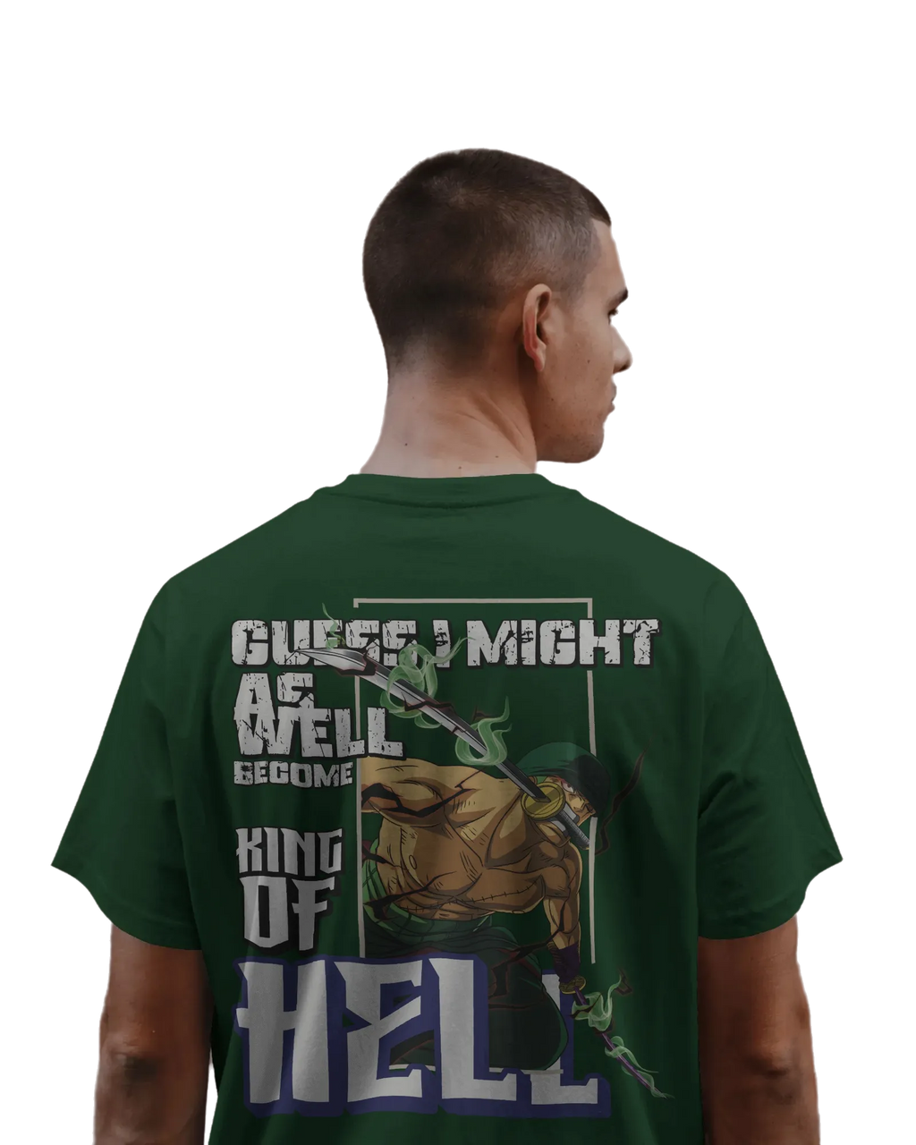 Zoro King of Hell - One Piece Oversized Classic T-Shirt