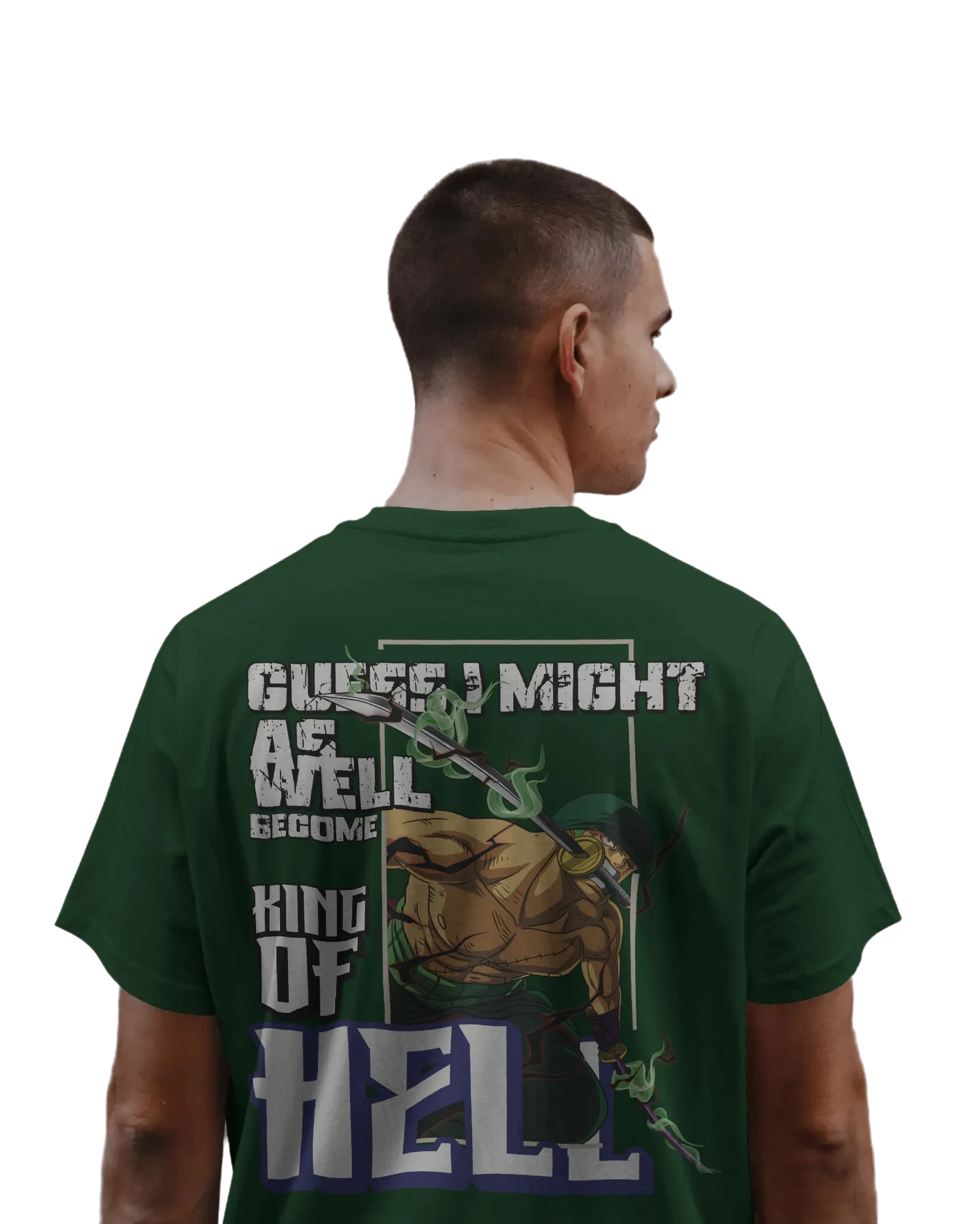 Zoro King of Hell - One Piece Oversized Classic T-Shirt