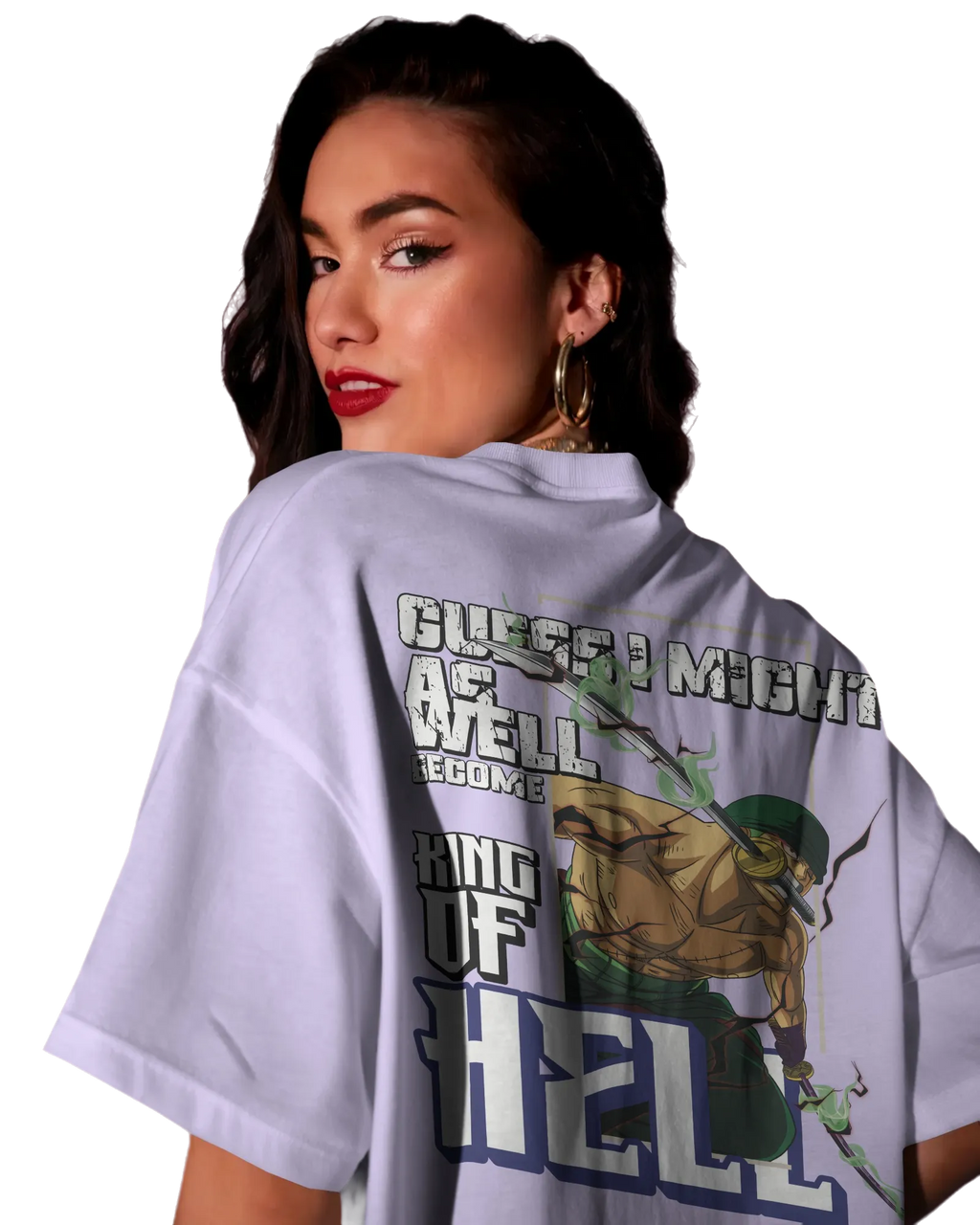 Zoro King of Hell - One Piece Oversized Classic T-Shirt