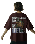 Zoro King of Hell - One Piece Terry Oversized Tee