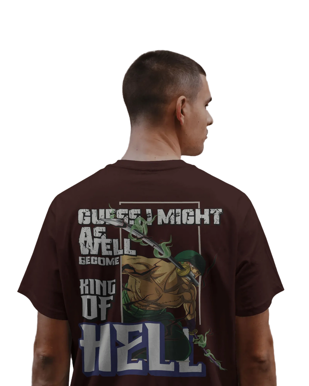 Zoro King of Hell - One Piece Oversized Classic T-Shirt