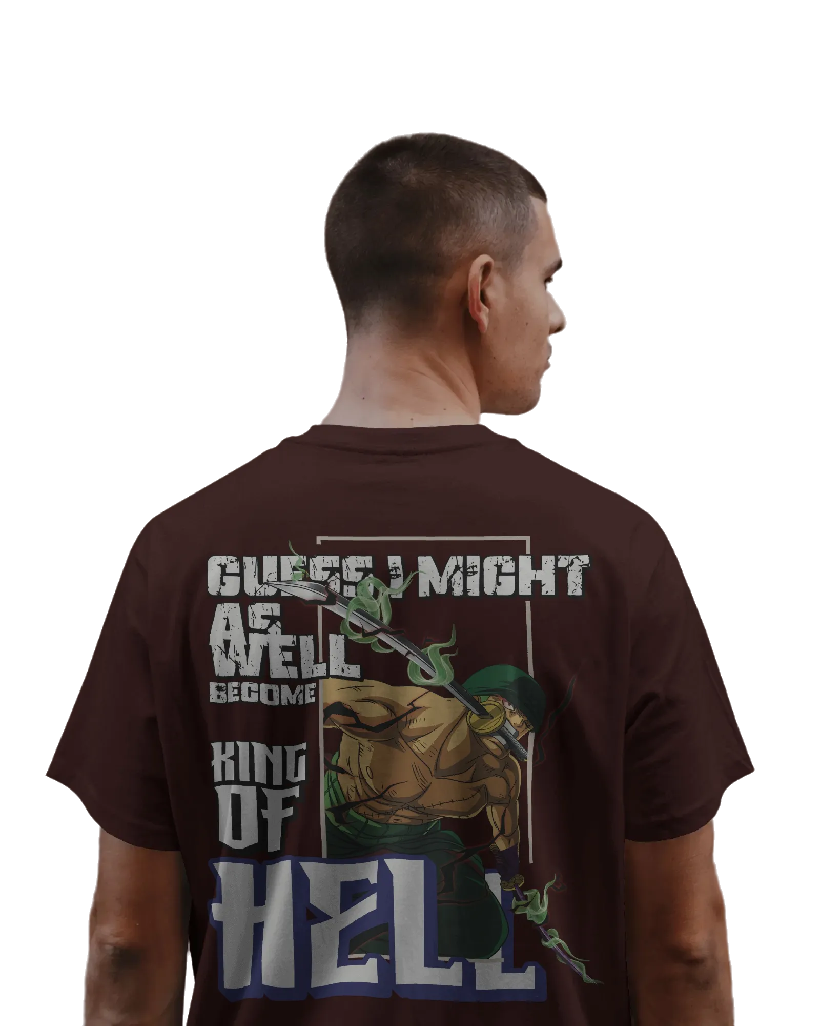 Zoro King of Hell - One Piece Oversized Classic T-Shirt