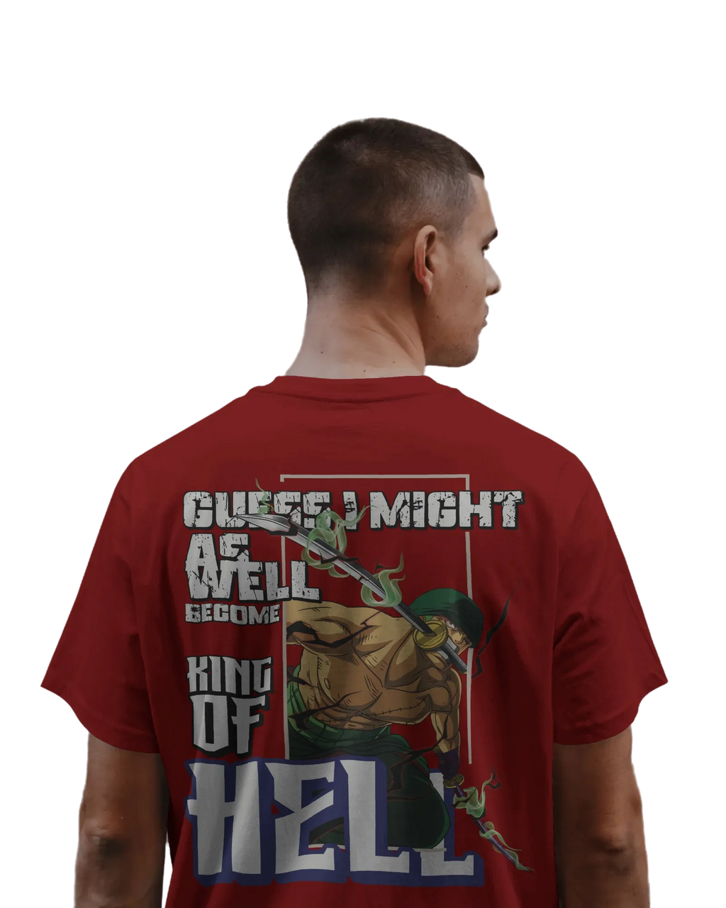 Zoro King of Hell - One Piece Oversized Classic T-Shirt