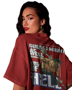 Zoro King of Hell - One Piece Oversized Classic T-Shirt