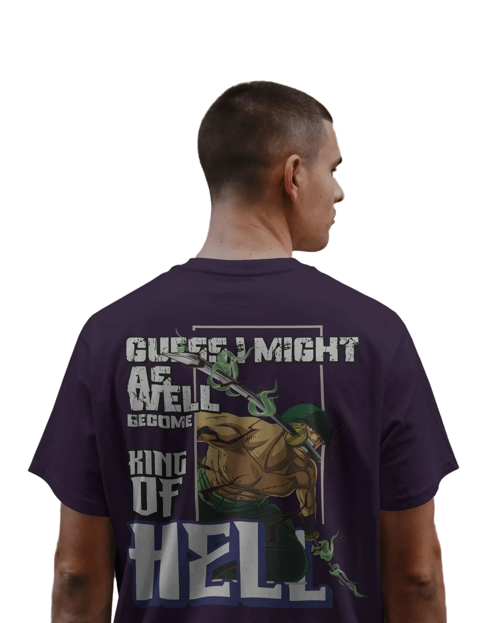 Zoro King of Hell - One Piece Oversized Classic T-Shirt