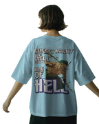 Zoro King of Hell - One Piece Terry Oversized Tee