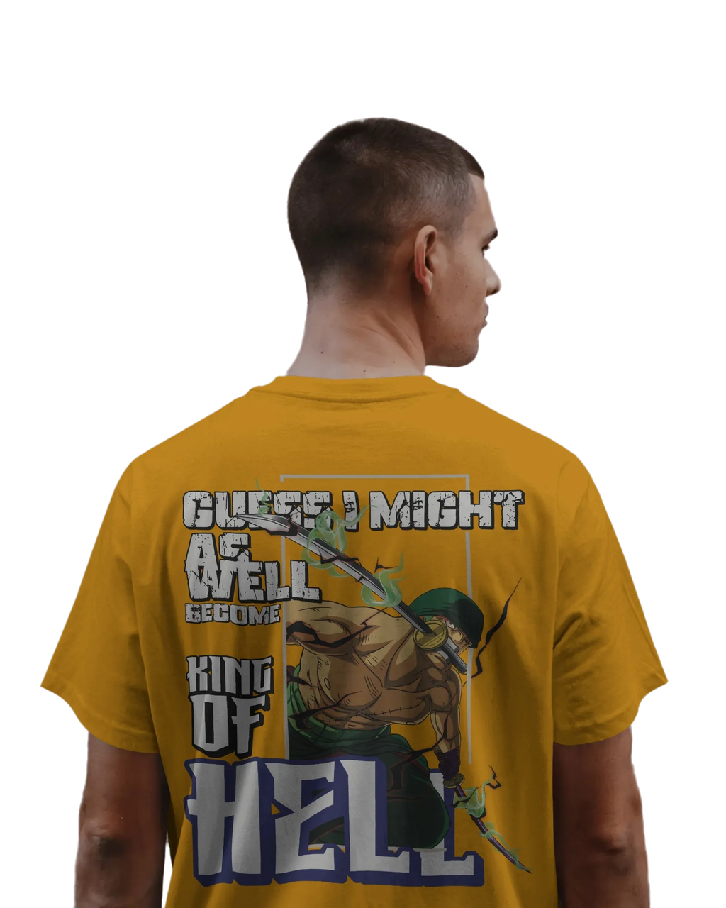 Zoro King of Hell - One Piece Oversized Classic T-Shirt