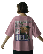 Zoro King of Hell - One Piece Terry Oversized Tee