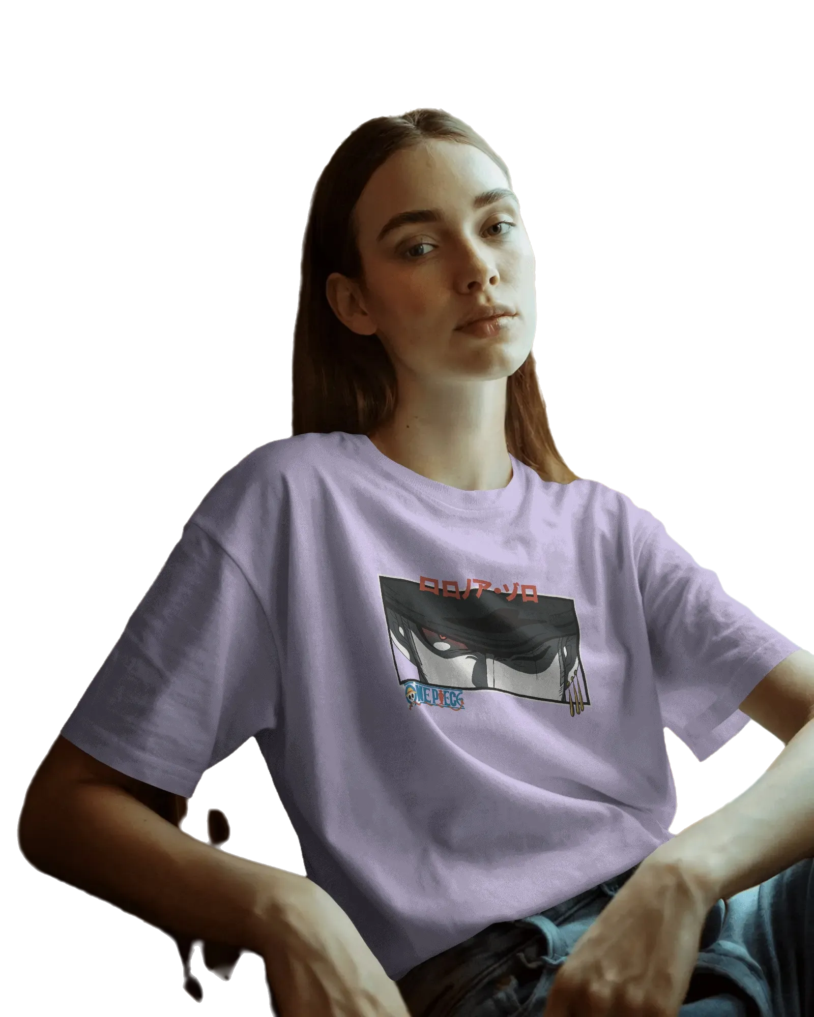 Zoro King of Hell - One Piece Terry Oversized Tee