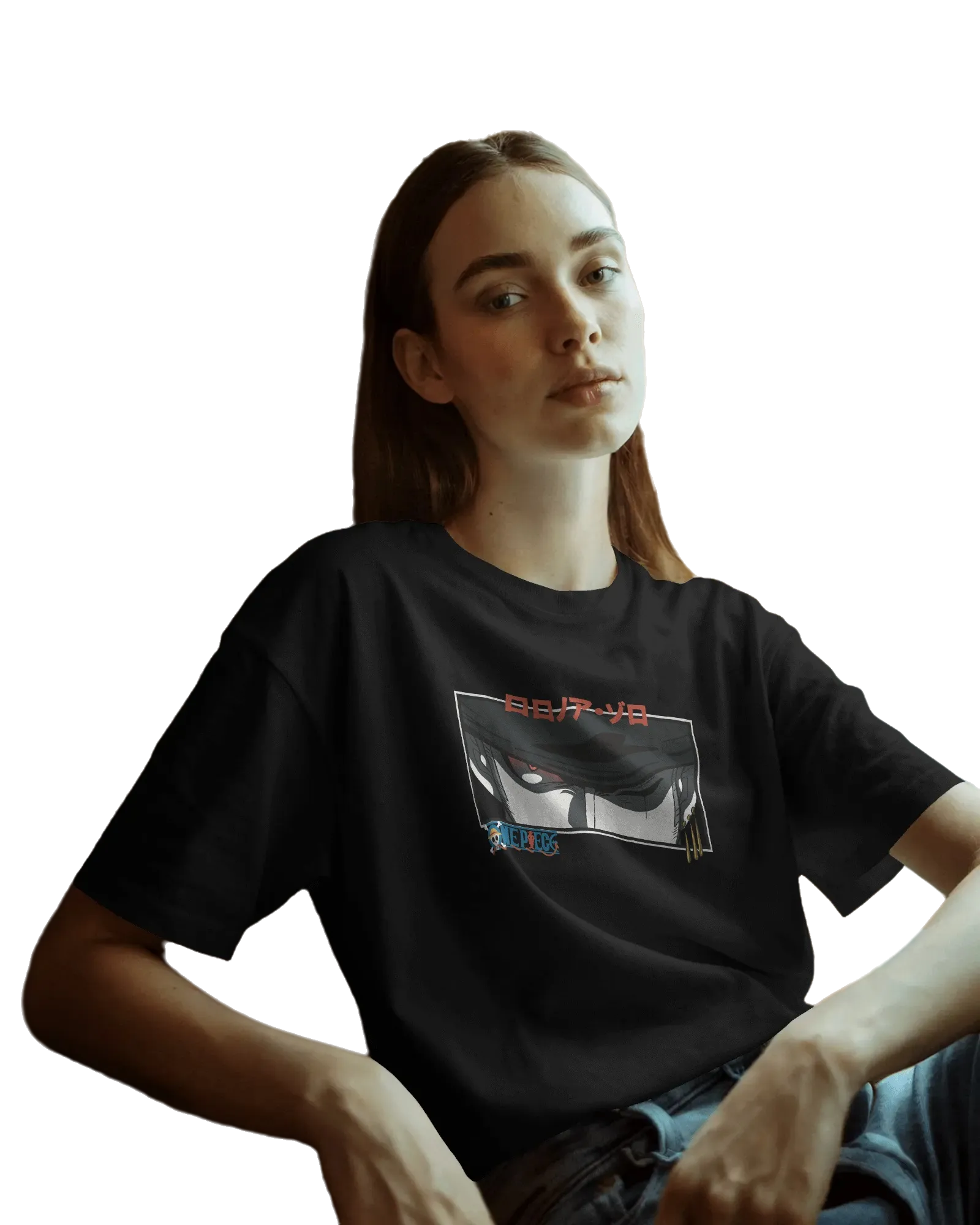 Zoro King of Hell - One Piece Terry Oversized Tee