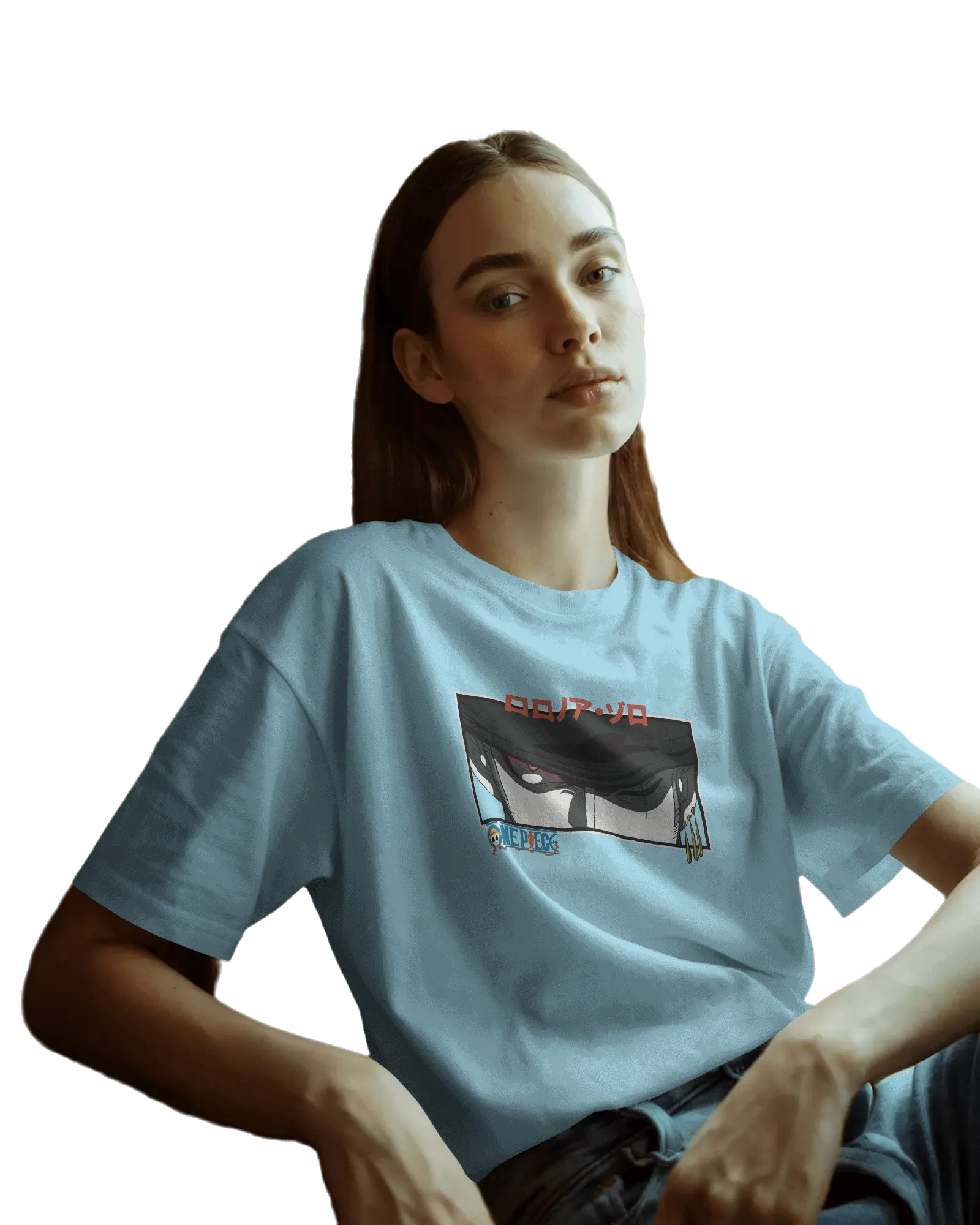 Zoro King of Hell - One Piece Terry Oversized Tee