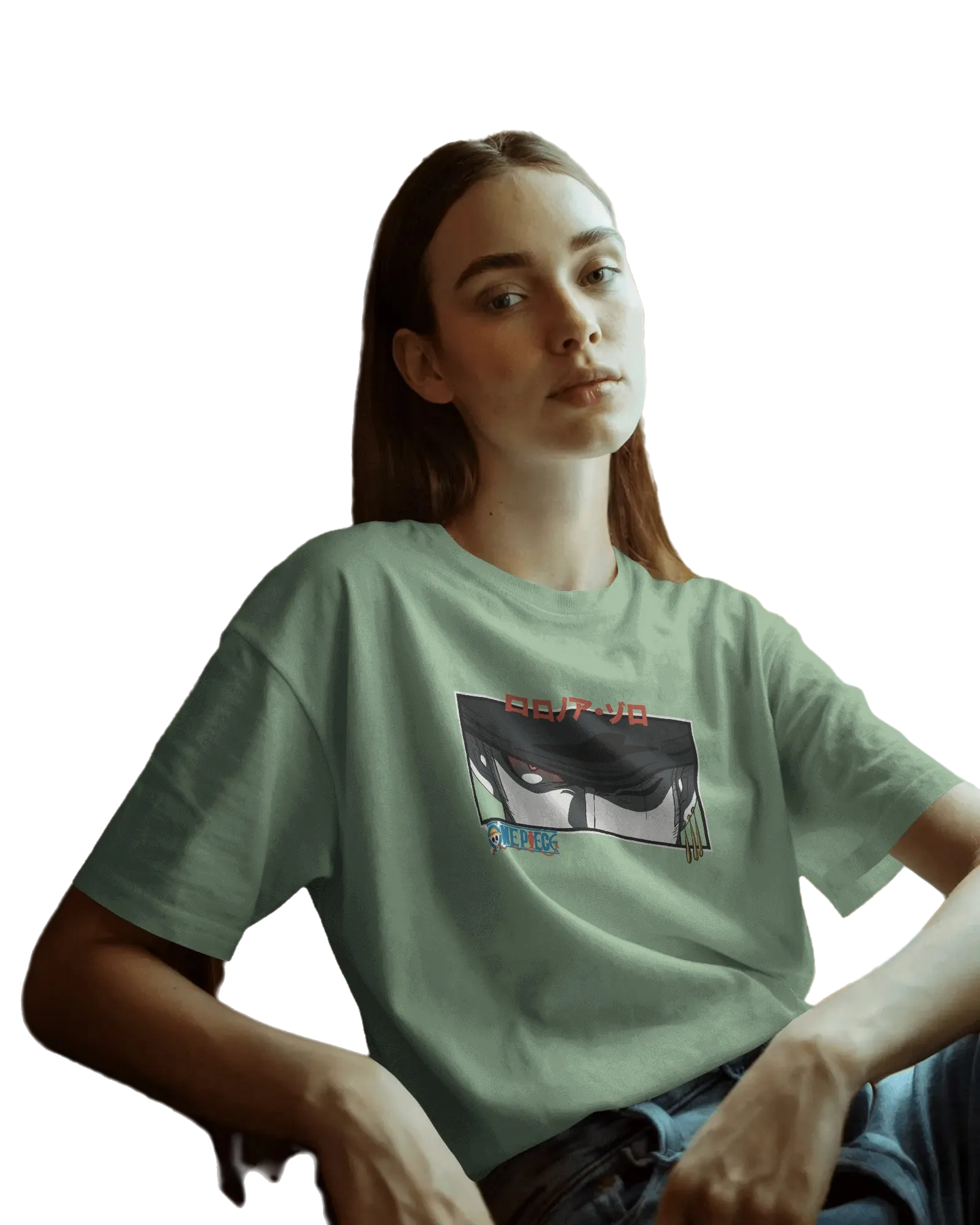 Zoro King of Hell - One Piece Terry Oversized Tee