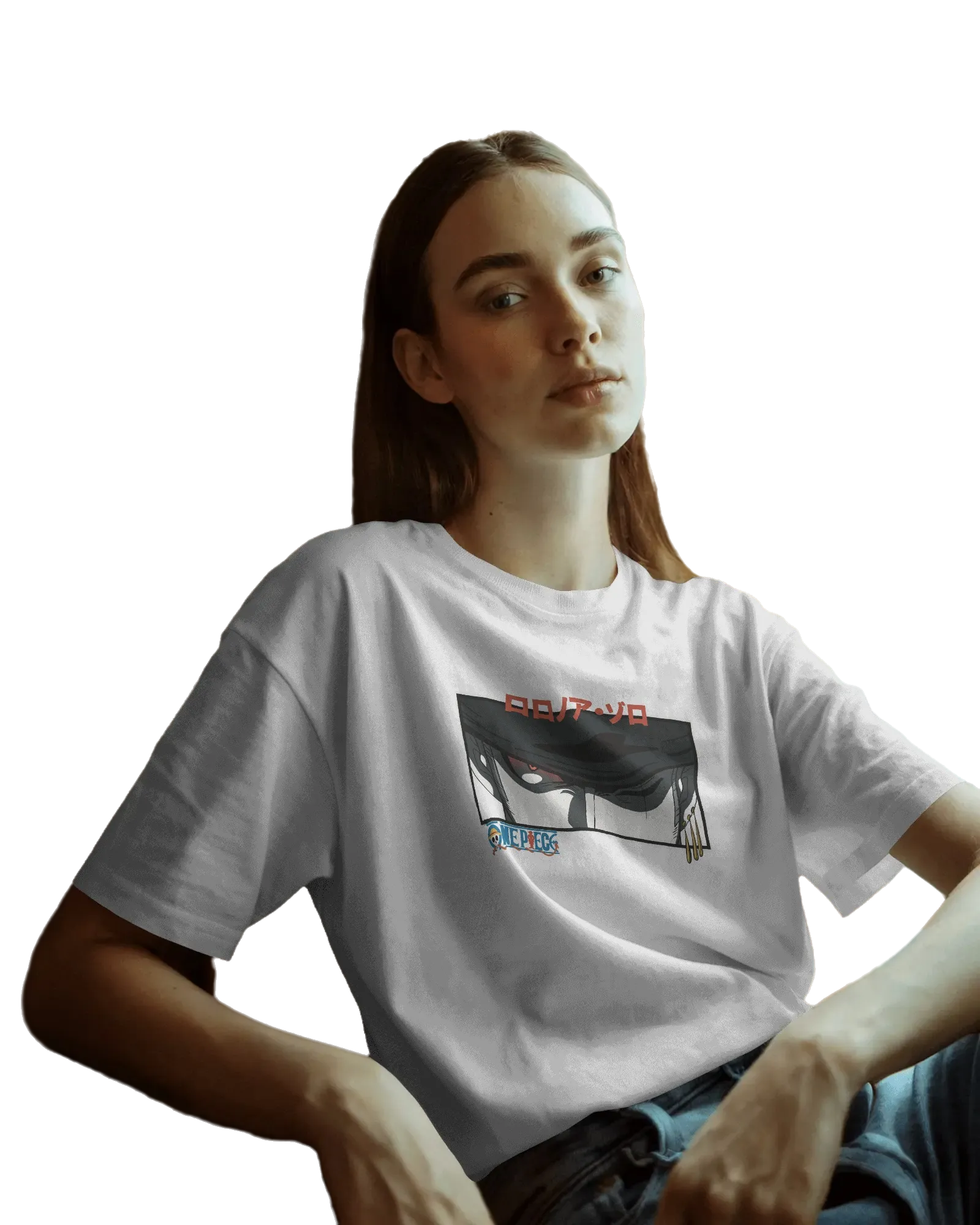 Zoro King of Hell - One Piece Terry Oversized Tee