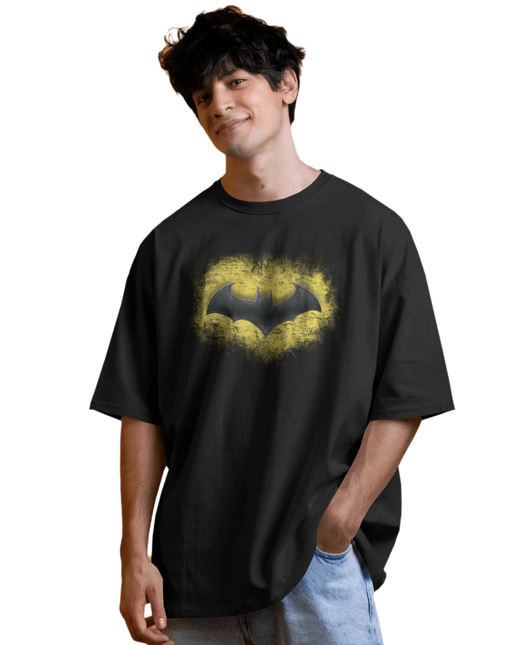 Dark Knight Shadow - DC Terry Oversized Tee
