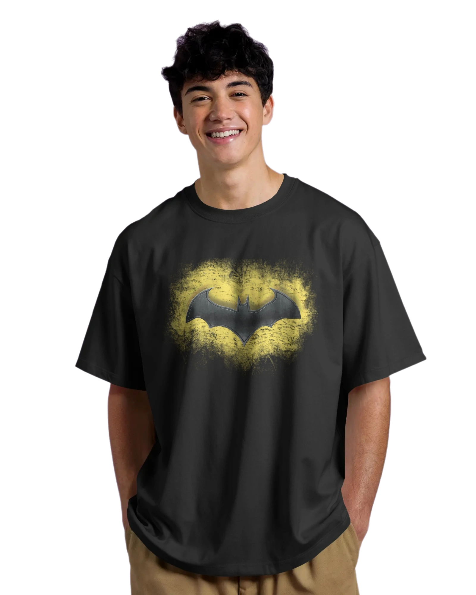 Dark Knight Shadow - DC Terry Oversized Tee