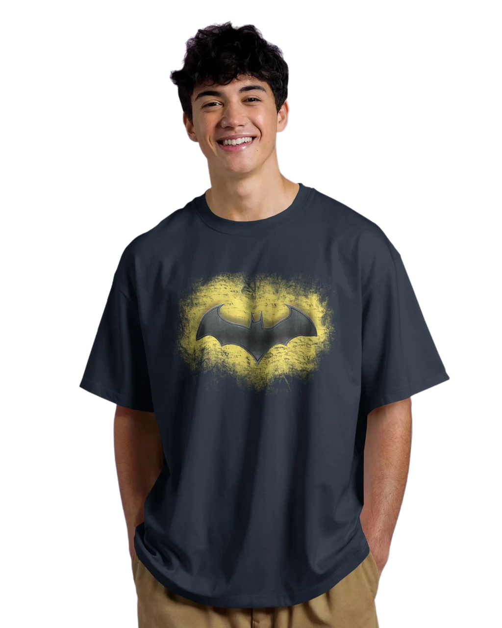 Dark Knight Shadow - DC Terry Oversized Tee