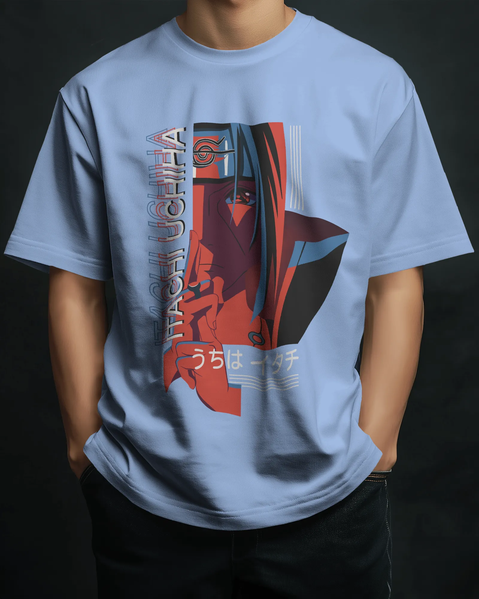 Oversized Itachi Uchiha T-Shirt – For Those Who Chose the Harder Path