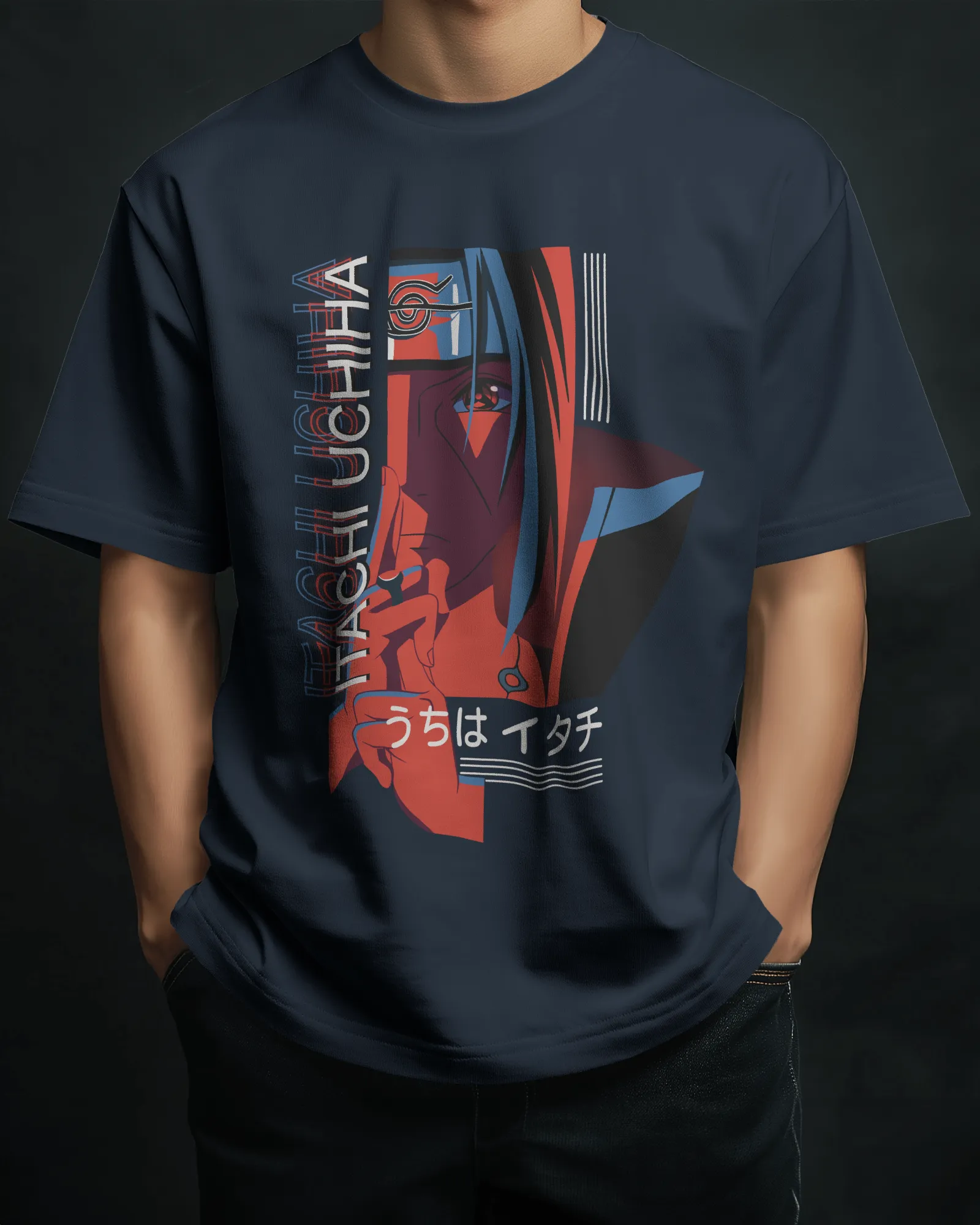 Oversized Itachi Uchiha T-Shirt – For Those Who Chose the Harder Path