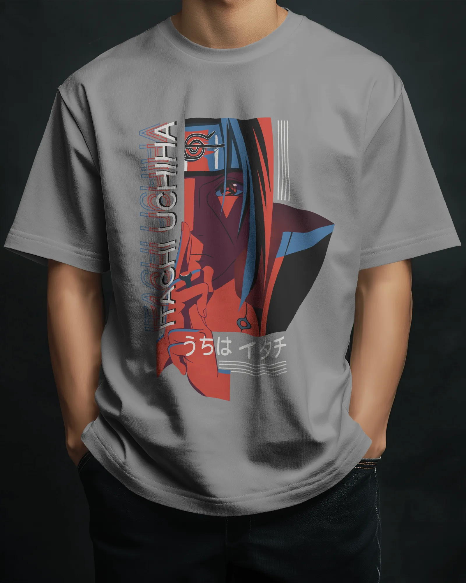 Oversized Itachi Uchiha T-Shirt – For Those Who Chose the Harder Path