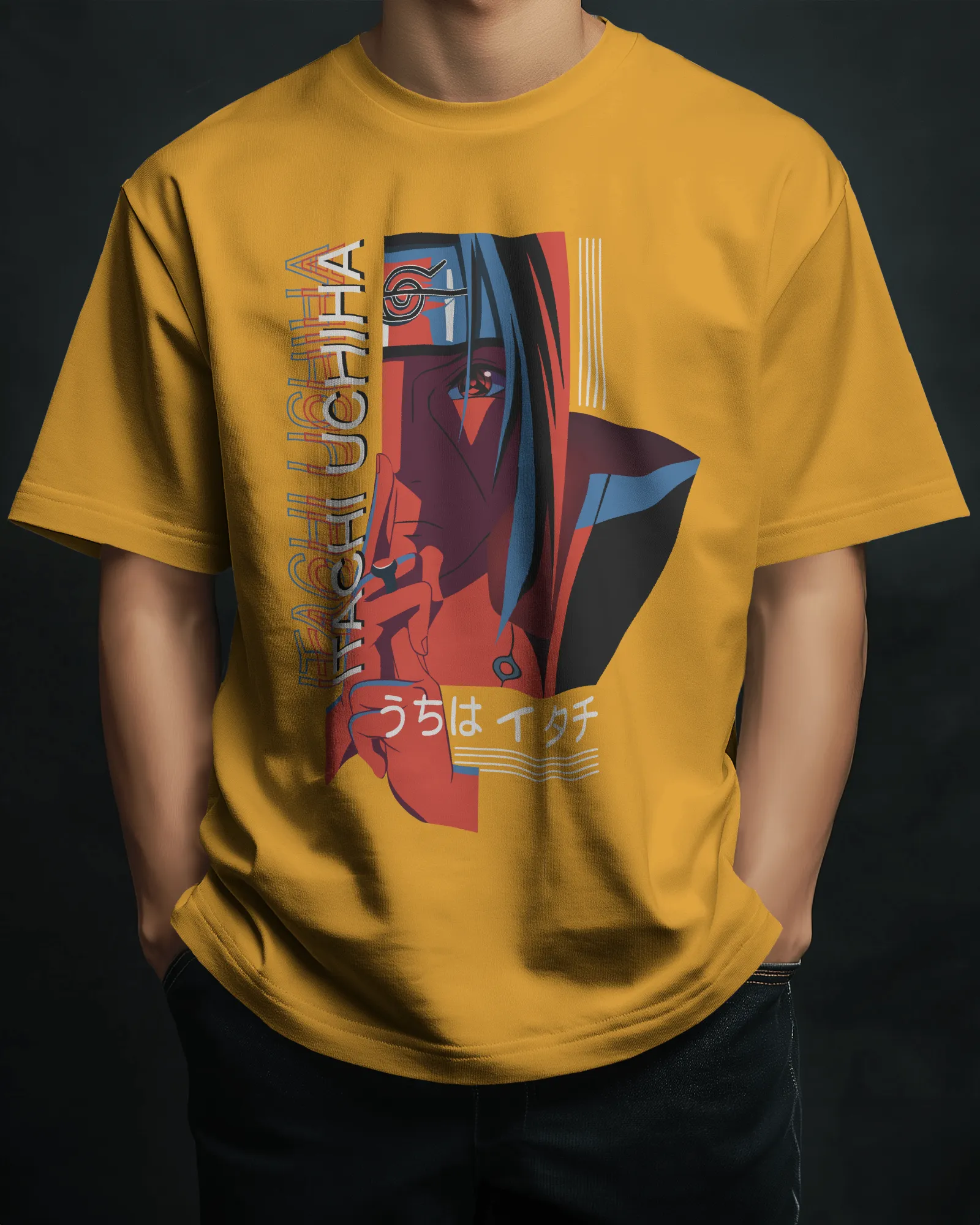Oversized Itachi Uchiha T-Shirt – For Those Who Chose the Harder Path