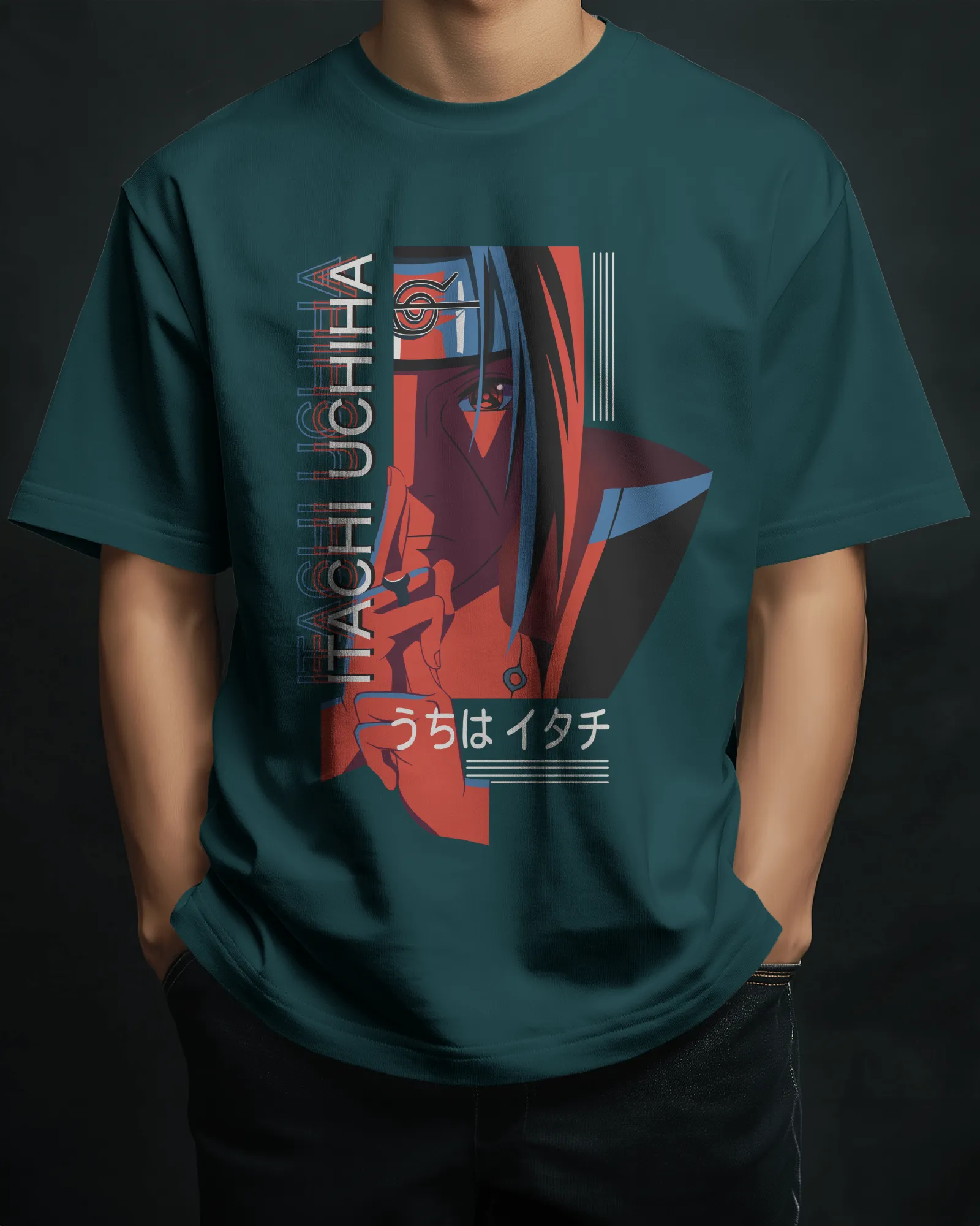 Oversized Itachi Uchiha T-Shirt – For Those Who Chose the Harder Path