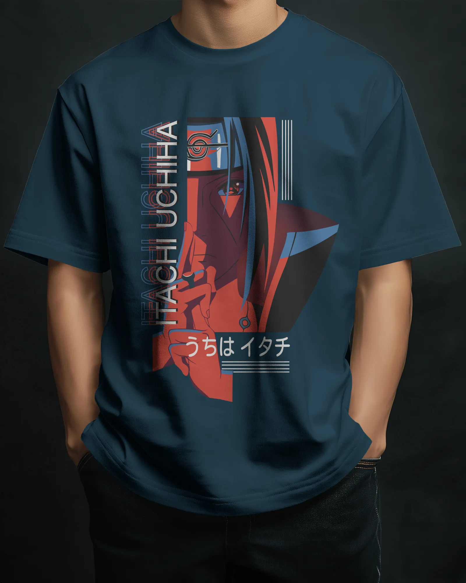 Oversized Itachi Uchiha T-Shirt – For Those Who Chose the Harder Path