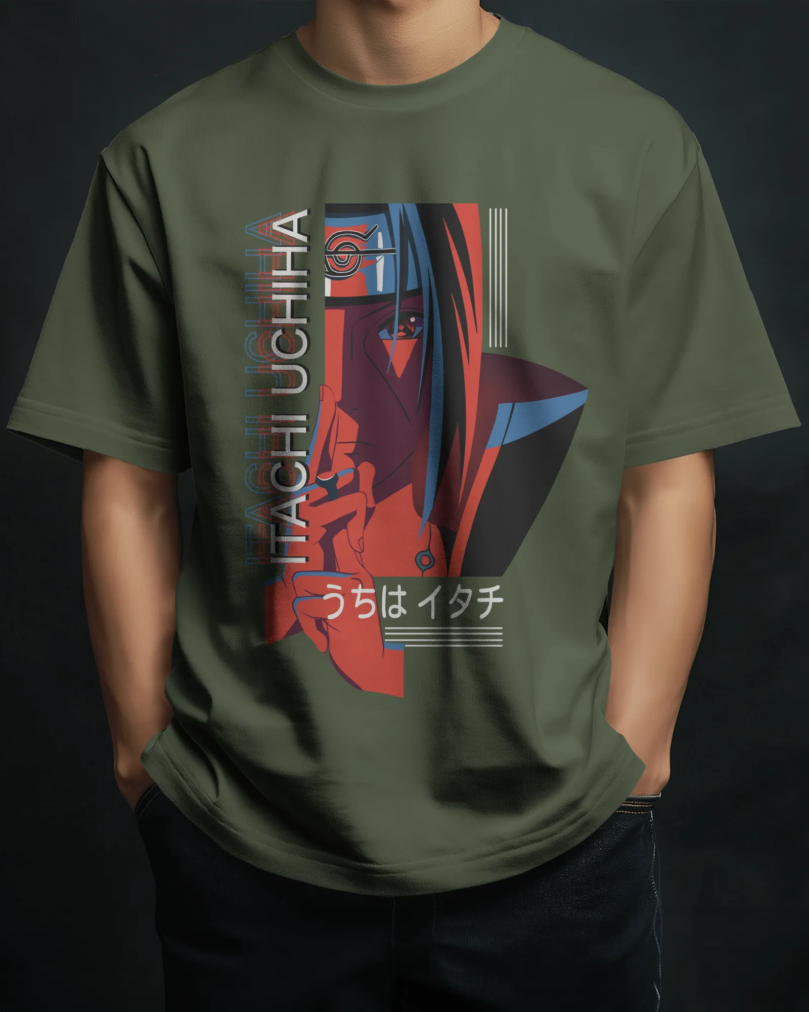 Oversized Itachi Uchiha T-Shirt – For Those Who Chose the Harder Path